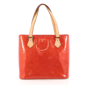 Louis Vuitton Houston Handbag Monogram Vernis Red 2844903