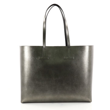 Tom Ford T Tote Leather Large Silver 2845004