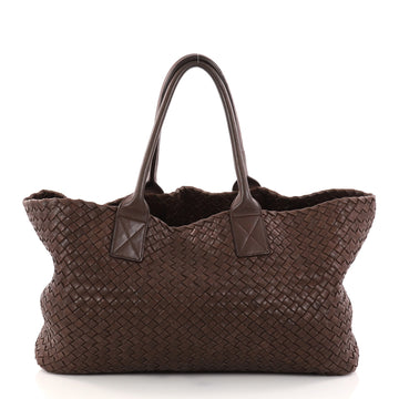 Bottega Veneta Cabat Tote Intrecciato Nappa Medium Brown 2845501