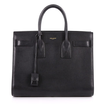 Saint Laurent Sac de Jour Handbag Leather Small Black 2847101