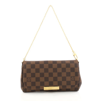 Louis Vuitton Favorite Handbag Damier PM Brown 2848001