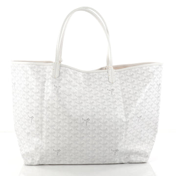 Goyard St. Louis Tote Coated Canvas GM White 2848201