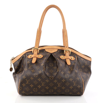 Louis Vuitton Tivoli Handbag Monogram Canvas GM Brown 2851601