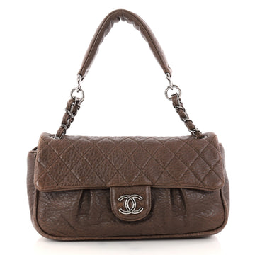 Chanel Lady Braid Chain Flap Bag Quilted Distressed 2853204