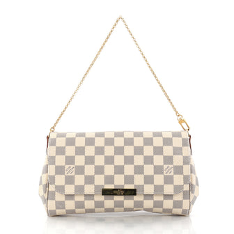 Louis Vuitton Favorite Handbag Damier MM White 2853301