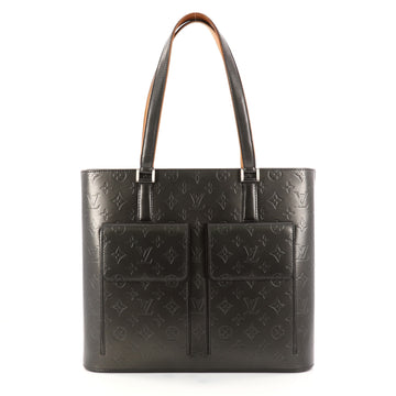 Louis Vuitton Mat Wilwood Handbag Monogram Vernis Gray 2853502
