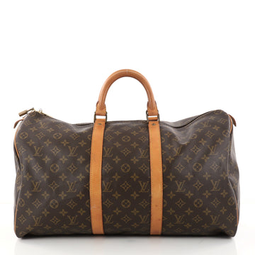 Louis Vuitton Keepall Bag Monogram Canvas 50 Brown 2854901