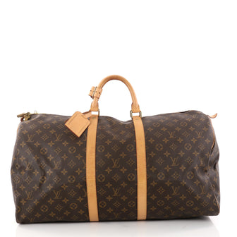 Louis Vuitton Keepall Bag Monogram Canvas 55 Brown 2854902