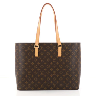 Louis Vuitton Luco Handbag Monogram Canvas Brown 2855003