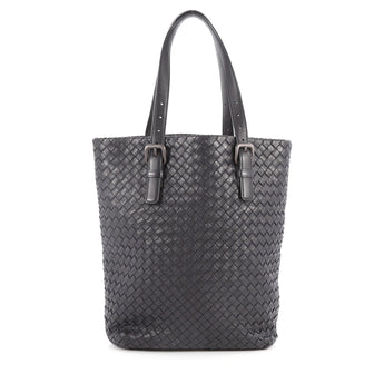 Bottega Veneta Belted Tote Intrecciato Nappa Large Blue 2855301