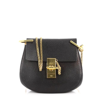 Chloe Drew Crossbody Bag Leather Small Black 2855803