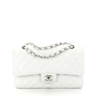 Chanel Vintage Classic Double Flap Bag Quilted Caviar 2857201