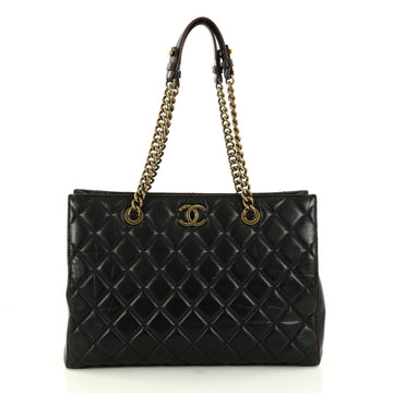 Chanel Perfect Edge Tote Quilted Leather Large Black 2858106