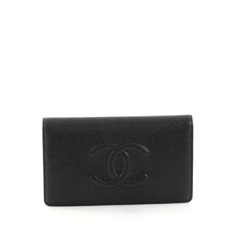 Chanel Timeless L-Yen Wallet Caviar Long Black 2858303