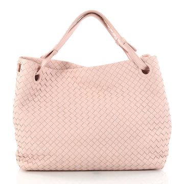 Bottega Veneta Bella Tote Intrecciato Nappa Large Pink 2858703