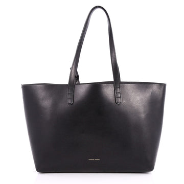 Mansur Gavriel Shopper Tote Leather Small Black 2859101