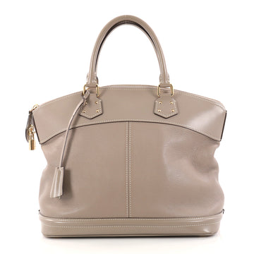 Louis Vuitton Suhali Lockit Handbag Leather MM Brown 2859205