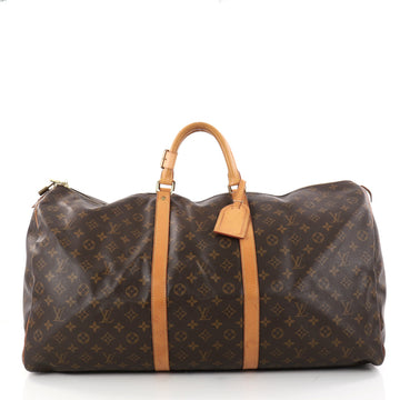 Louis Vuitton Keepall Bag Monogram Canvas 60 Brown 2859902