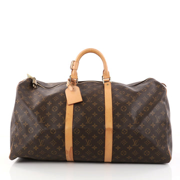 Louis Vuitton Keepall Bag Monogram Canvas 55 Brown 2860101