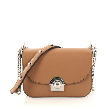 Prada Arcade Chain Crossbody Glace Calf Brown 2860401