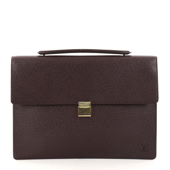 Louis Vuitton Porte-Documents Angara Handbag Taiga 2861301