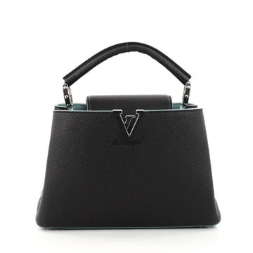 Louis Vuitton Capucines Handbag Leather BB Black 2861302