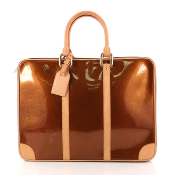 Louis Vuitton Vandam Handbag Monogram Vernis Brown 2861602