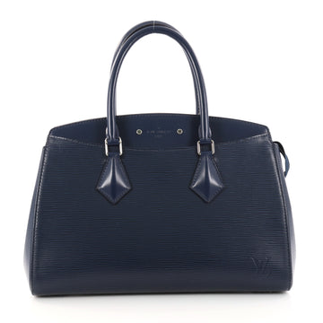 Louis Vuitton Soufflot NM Handbag Epi Leather MM Blue 2861802