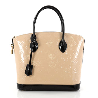 Louis Vuitton Lockit Handbag Monogram Vernis PM Neutral 2861803