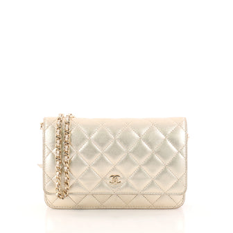 Chanel Wallet on Chain Quilted Lambskin Gold 2862501