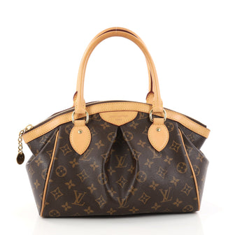 Louis Vuitton Tivoli Handbag Monogram Canvas PM Brown 2863501