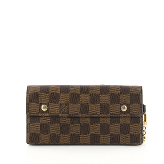 Louis Vuitton Accordeon Wallet Damier Brown 2864903