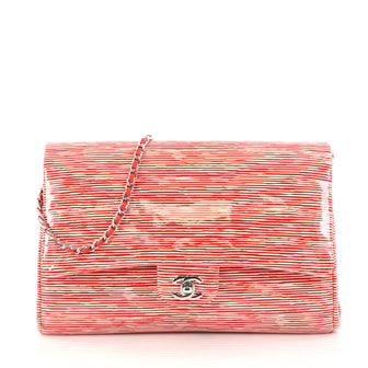 Chanel Clutch with Chain Printed Patent Red 2865103