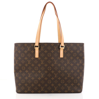Louis Vuitton Luco Handbag Monogram Canvas Brown 2865302
