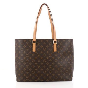 Louis Vuitton Luco Handbag Monogram Canvas Brown 2865502
