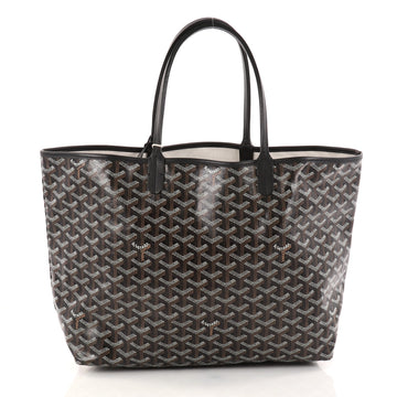Goyard Anjou Reversible Tote Coated Canvas PM Black 2866303