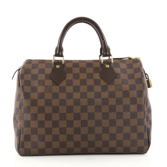 Louis Vuitton Speedy Handbag Damier 30 Brown 2867903