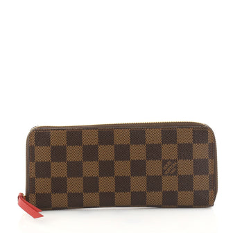 Louis Vuitton Clemence Wallet Damier Brown 2868001