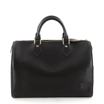 Louis Vuitton Speedy Handbag Epi Leather 30 Black 2868003