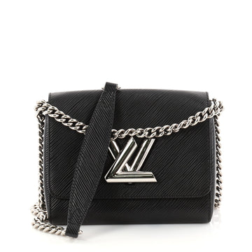 Louis Vuitton Twist Handbag Epi Leather PM Black 2869503