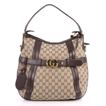 Gucci GG Running Hobo GG Canvas Medium Brown 2869801