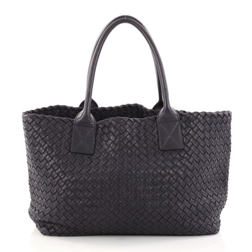 Bottega Veneta Cabat Tote Intrecciato Nappa Small Blue 2869802