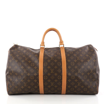 Louis Vuitton Keepall Bag Monogram Canvas 55 Brown 2869902