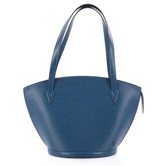 Louis Vuitton Saint Jacques Handbag Epi Leather GM Blue 2870001