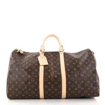 Louis Vuitton Keepall Bag Monogram Canvas 55 Brown 2871101