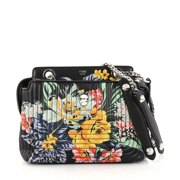 Fendi DotCom Click Shoulder Bag Quilted Printed Leather 2872502