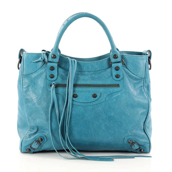 Balenciaga Velo Classic Studs Handbag Leather Medium 2872801