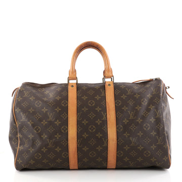 Louis Vuitton Keepall Bag Monogram Canvas 45 Brown 2874003