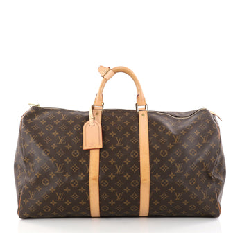 Louis Vuitton Keepall Bag Monogram Canvas 55 Brown 2874103