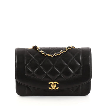 Chanel Vintage Diana Flap Bag Quilted Lambskin Small 2874401